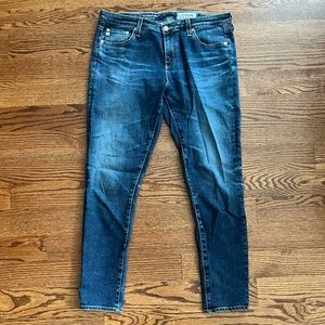 Ag Adriano Goldschmied “The Legging Ankle” super skinny ankle blue jeans
